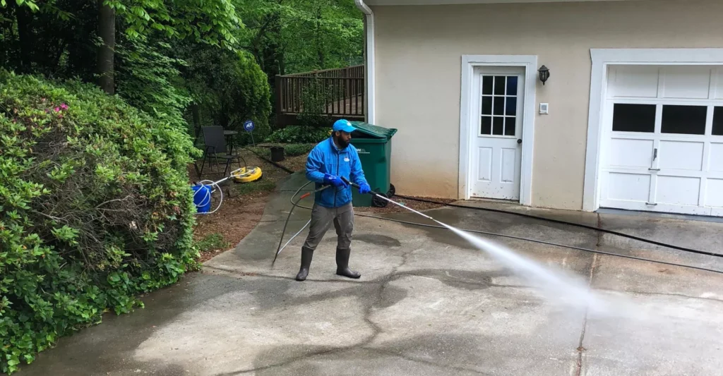 driveway pressure washing